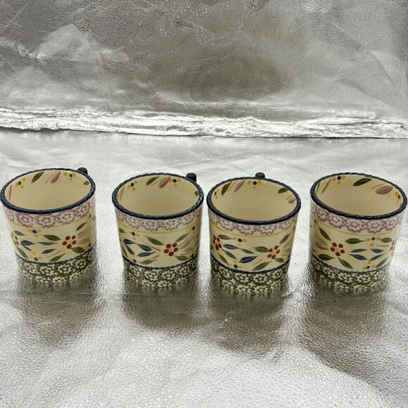 Temptations By Tara Mugs Desert Plate Set Of 8 Ovenware‎ Old World Blue **Read - Picture 10 of 16